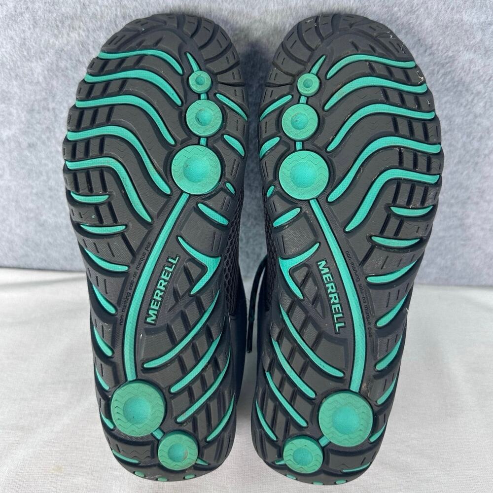 Merrell Women's sz 6 Riverbed Trail Mesh Hiking Shoe Teal Grey Outdoors Water - Picture 5 of 9